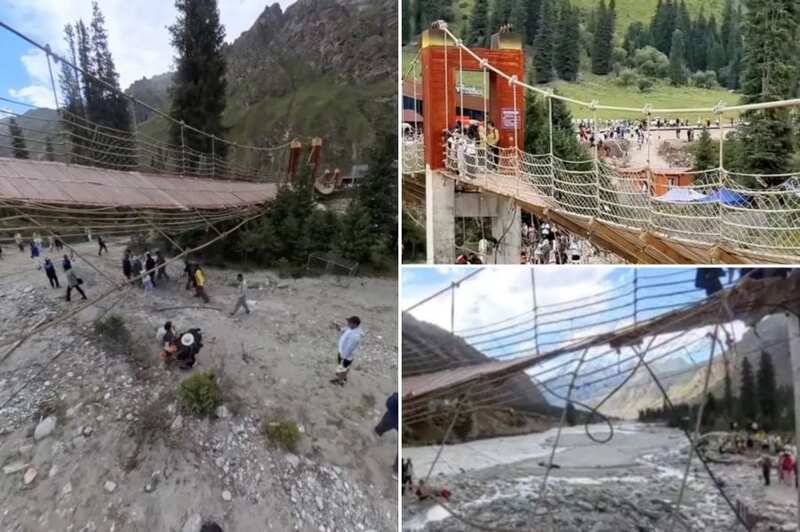Five dead after cable on suspension bridge breaks in China